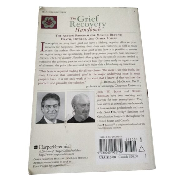 Grief Recovery Handbook Revised A Program for Moving Beyond Death - Picture 2 of 2